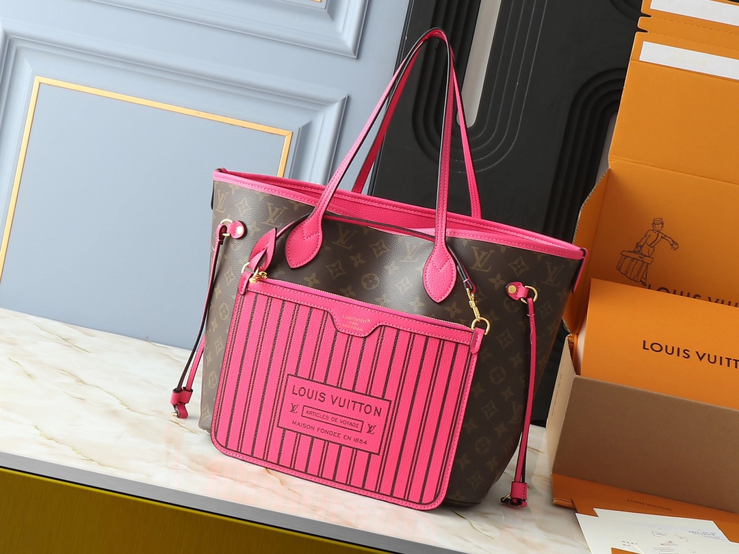 ルイ・ヴィトン ネヴァーフル・インサイドアウト BB/MM バッグ「Neverfull Bag」