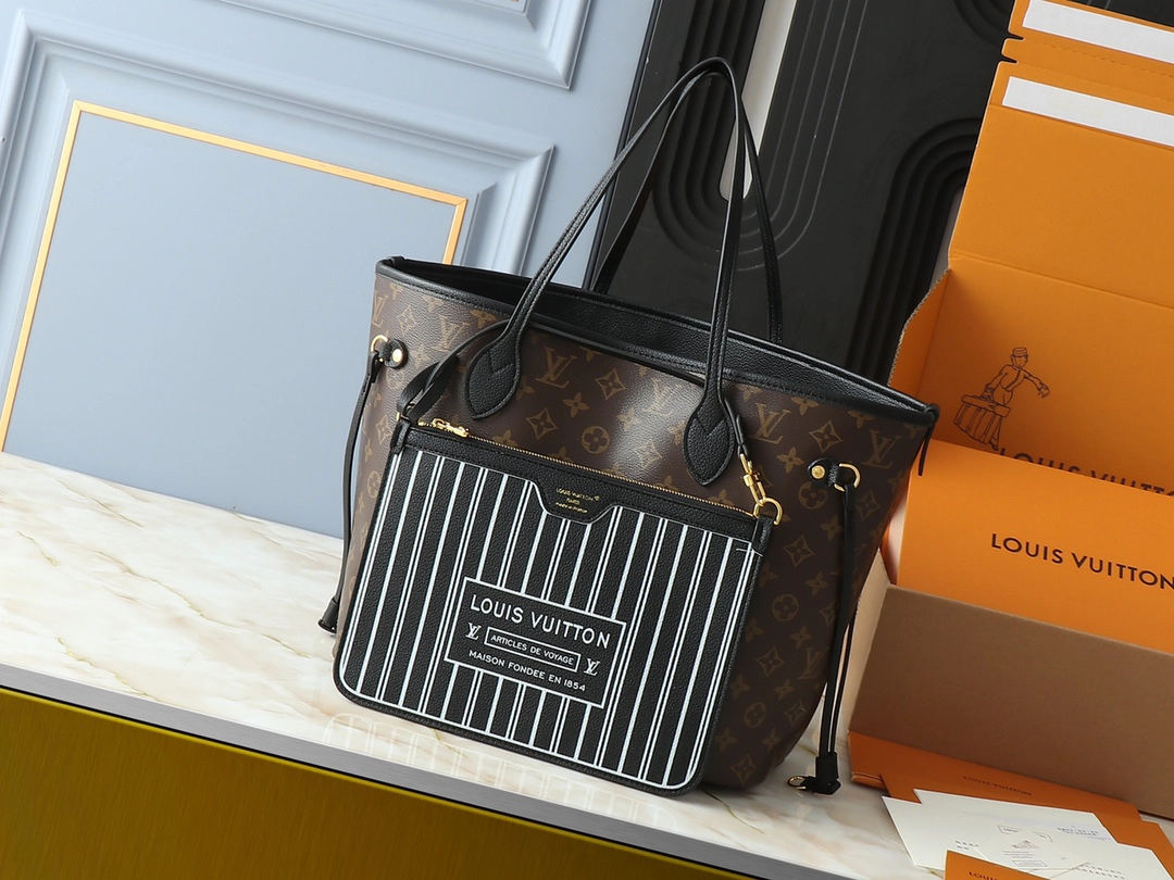 ルイ・ヴィトン ネヴァーフル・インサイドアウト BB/MM バッグ「Neverfull Bag」