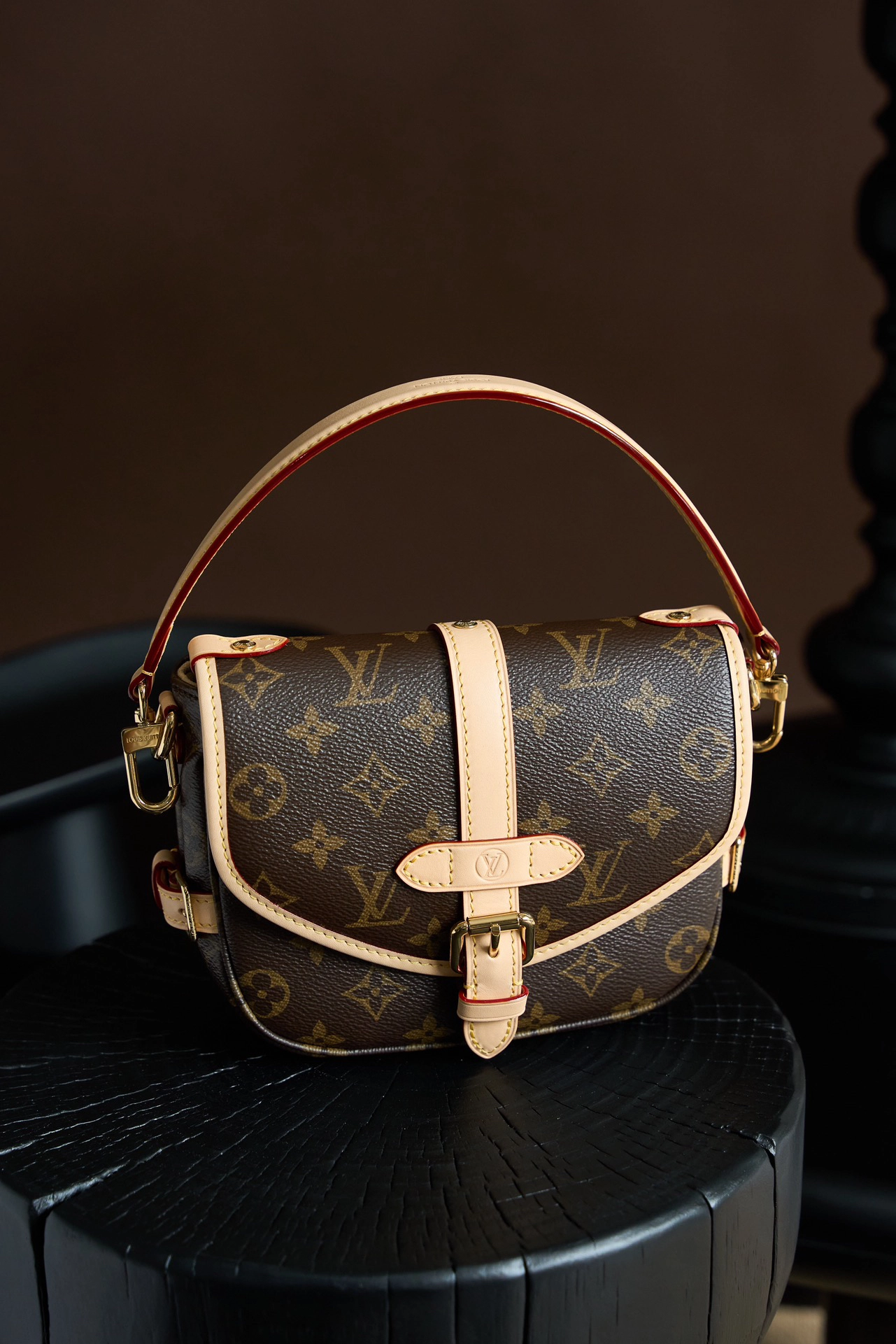 ルイ・ヴィトン「Louis Vuitton」 ソーミュール BB モノグラム ショルダーバッグ
