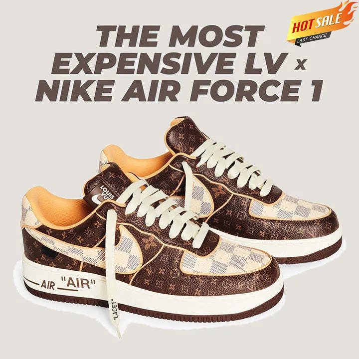 【Louis Vuitton】X Nike AF1 X Off White 超入手困難★世界が欲しがる伝説の1足