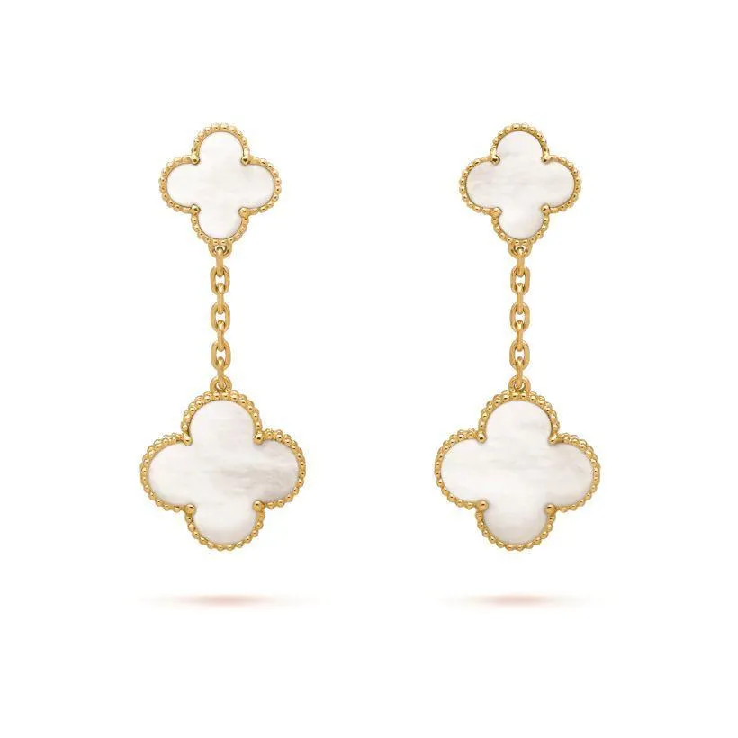 【Vancleef & Arpels】 マジック アルハンブラ イヤリング、2モチーフ