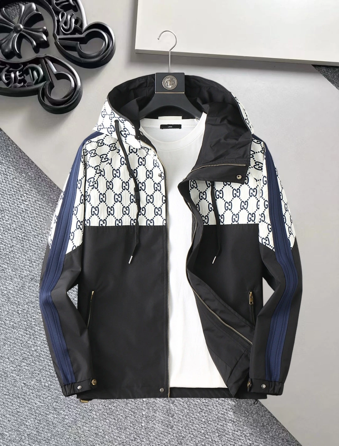 グッチ「Gucci 」秋冬新作メンズフード付きジャケット