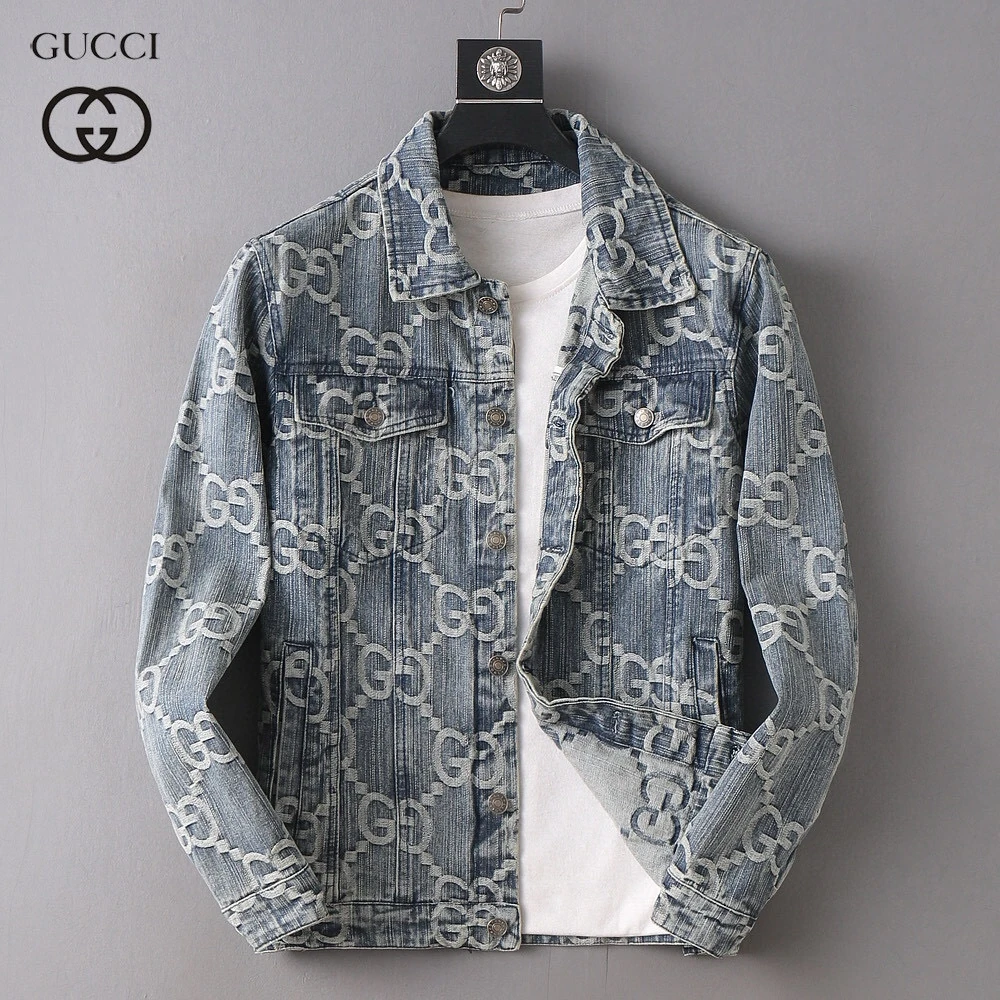 グッチ「Gucci 」秋冬新作メンズラペルデニムジャケット
