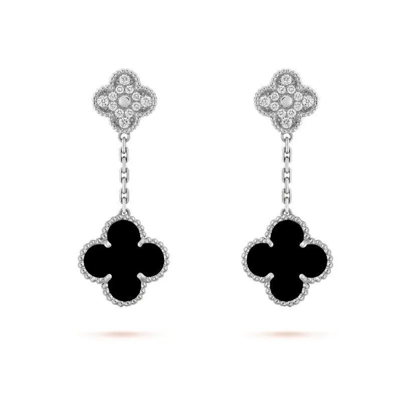 【Vancleef & Arpels】 マジック アルハンブラ イヤリング、2 モチーフ