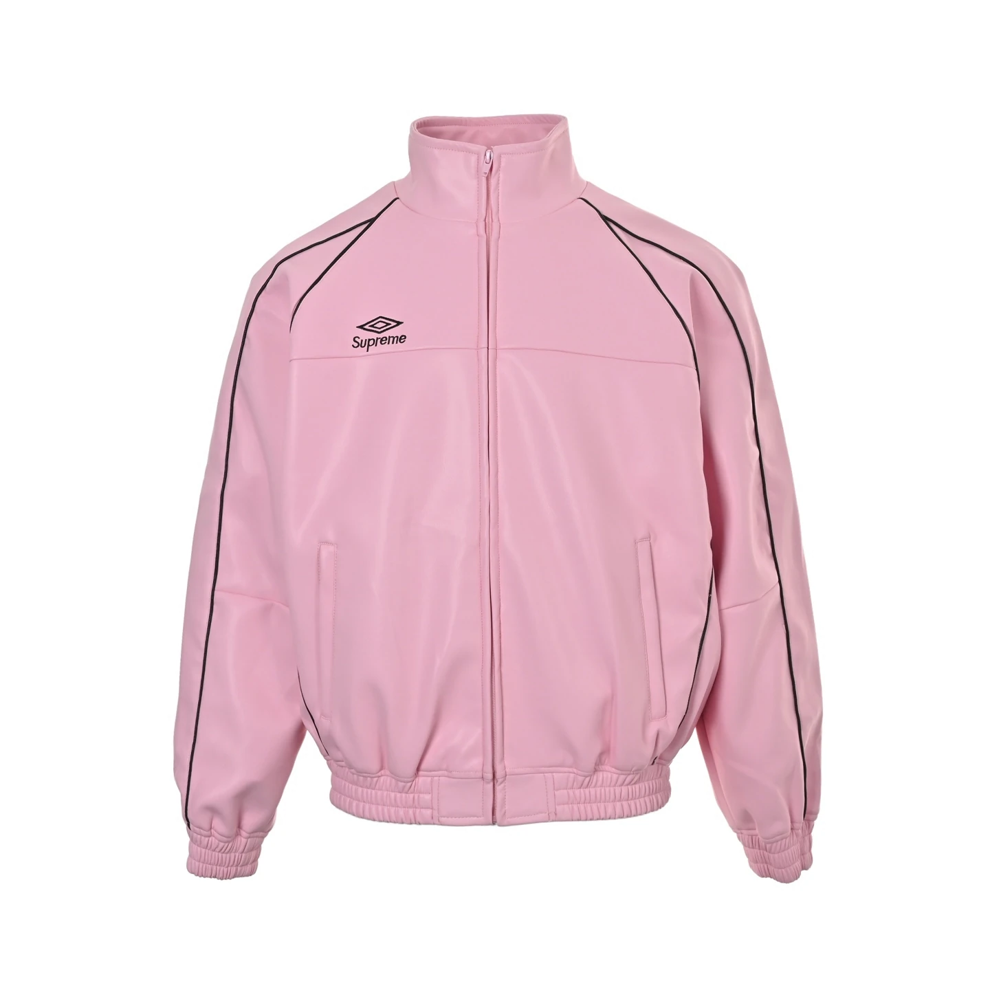 シュプリーム「Supreme x Umbro」コラボレーション レザージャケット