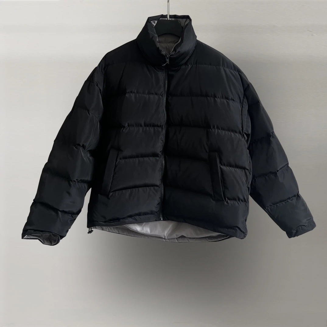 バレンシアガ「Balenciaga」‌2025FW リバーシブル スタンドカラー ダウンジャケット
