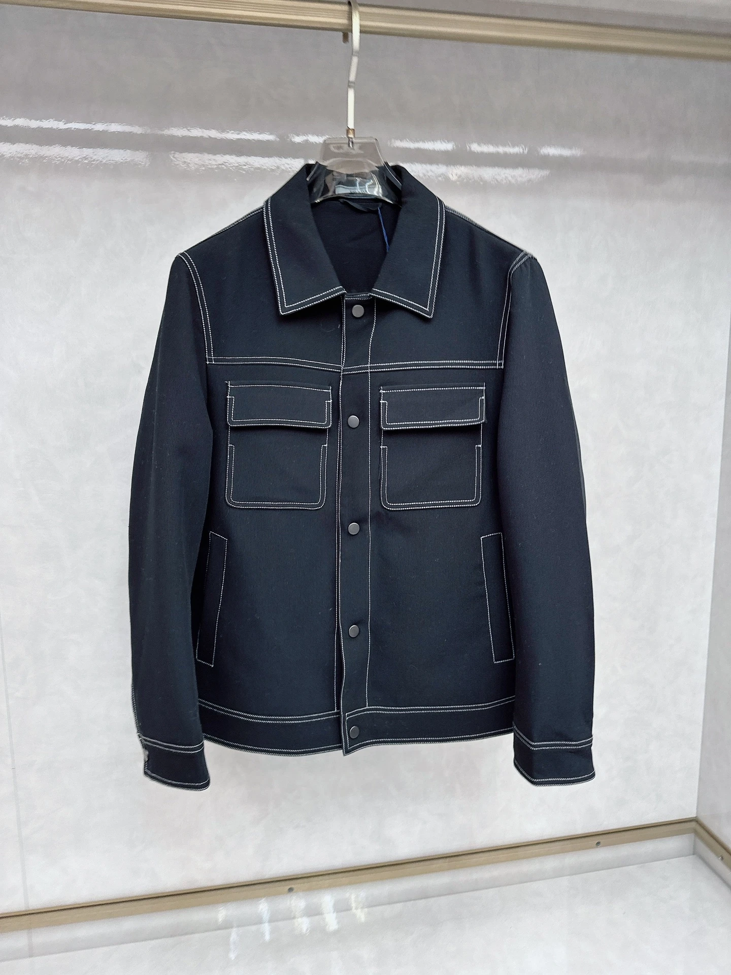 プラダ「Prada」2024秋冬 メンズ スタンドカラージャケット