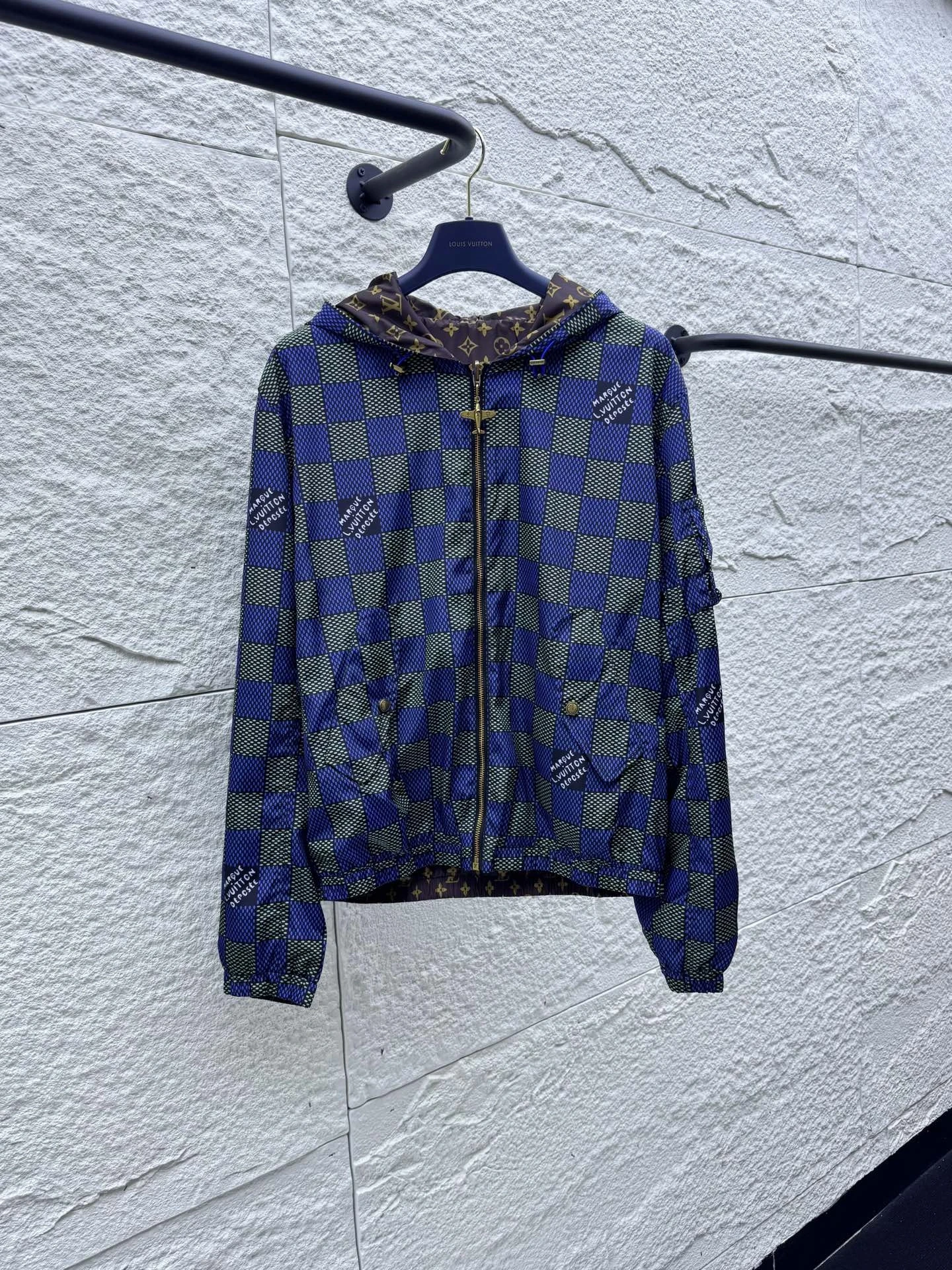 ルイ・ヴィトン「Louis Vuitton」Damier ダブルフェイス ウィンドブレーカー ジャケット