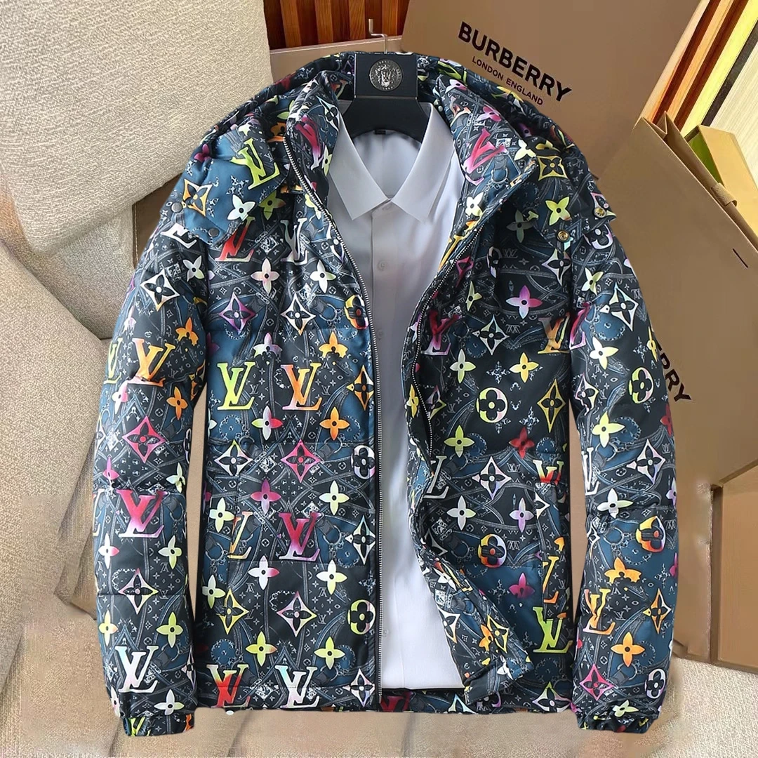 ルイ・ヴィトン「Louis Vuitton」秋冬 フード付きダウンジャケット