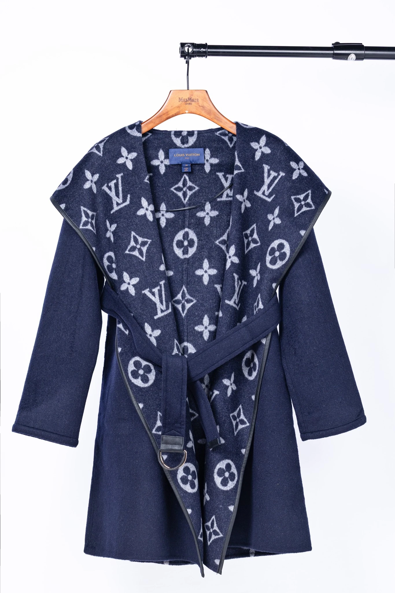 ルイ・ヴィトン「Louis Vuitton」秋冬 レディース ワップルフードロングコート