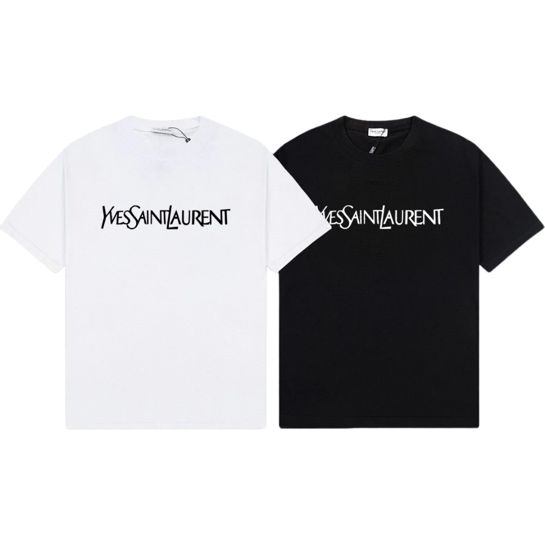 サンローラン Saint Laurent 25SS シリコン3Dロゴ ショートスリーブTシャツ