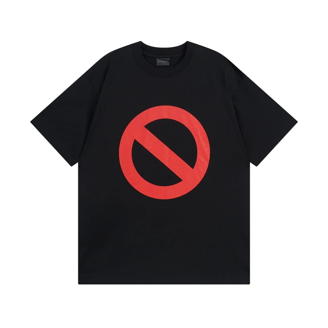 バレンシアガ Balenciaga 2024 クラックプリント ダブルフェイスTシャツ