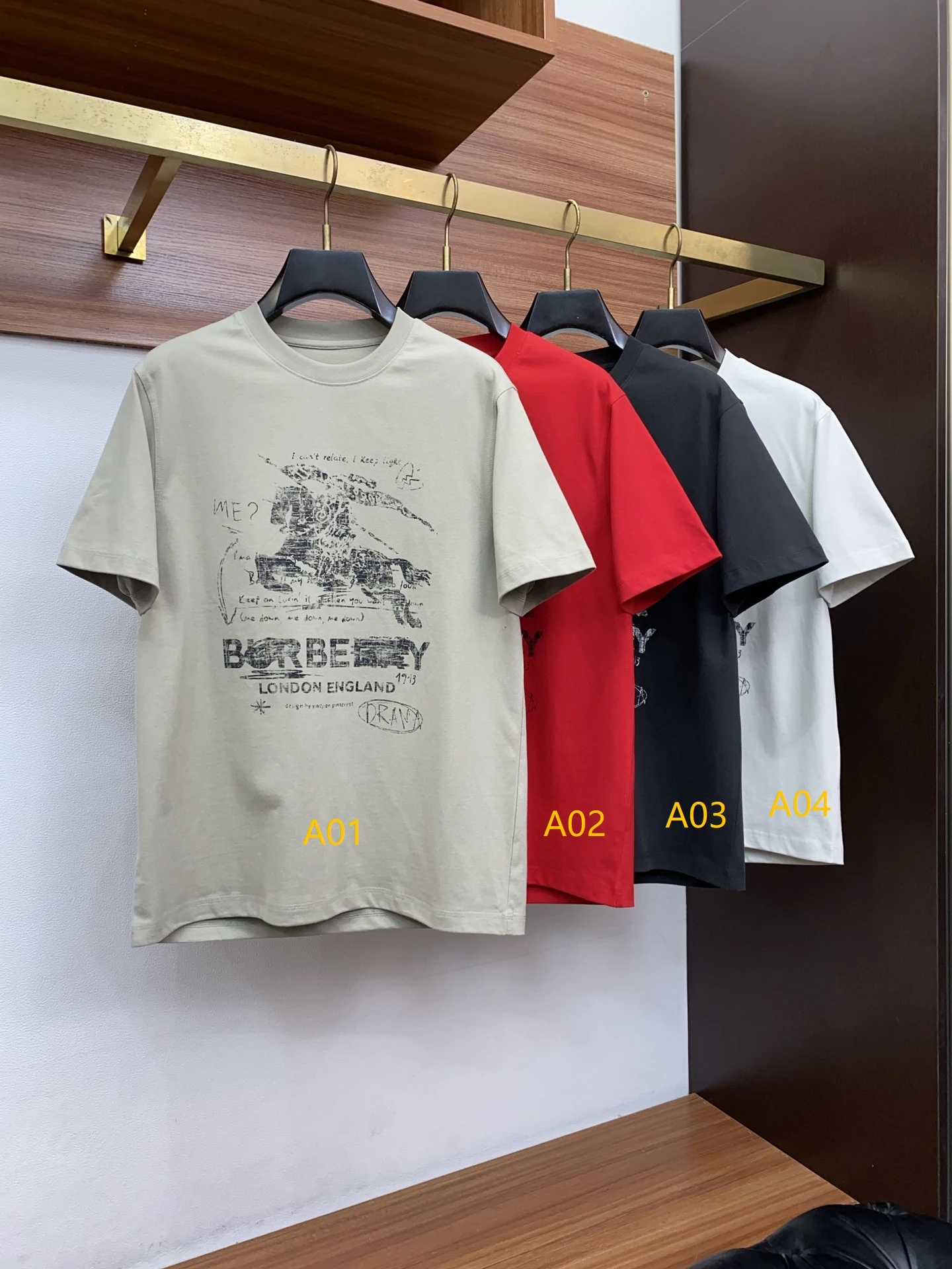 バーバリー「Burberry」 2026年春夏 コレクション Tシャツ 新作登場 M-5XL
