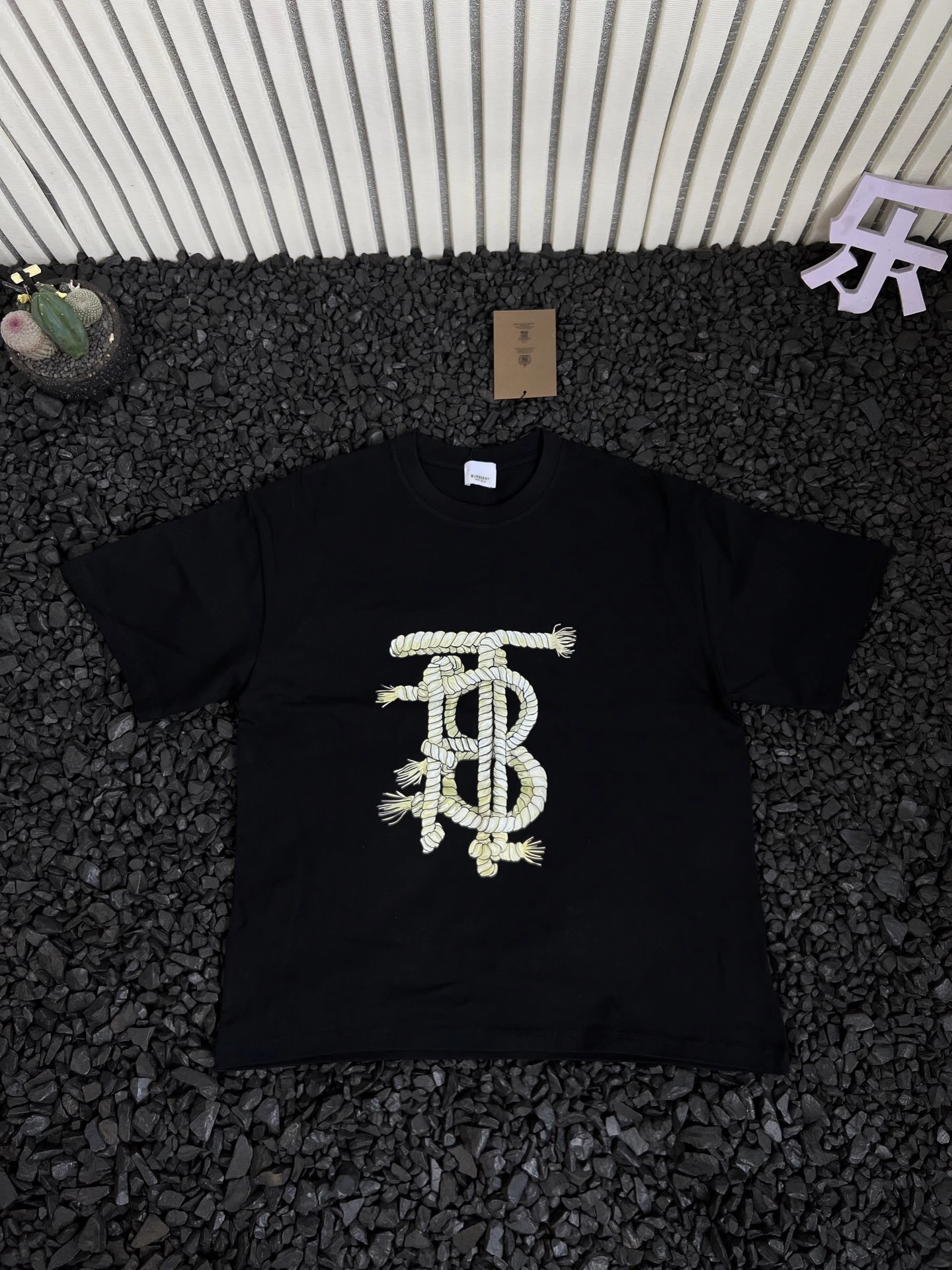 バーバリー Burberry カップル オーバーサイズ プリント Tシャツ 春夏コレクション