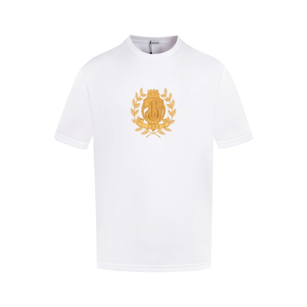 バーバリー Burberry ゴールドリーフ ロゴ クルーネック Tシャツ