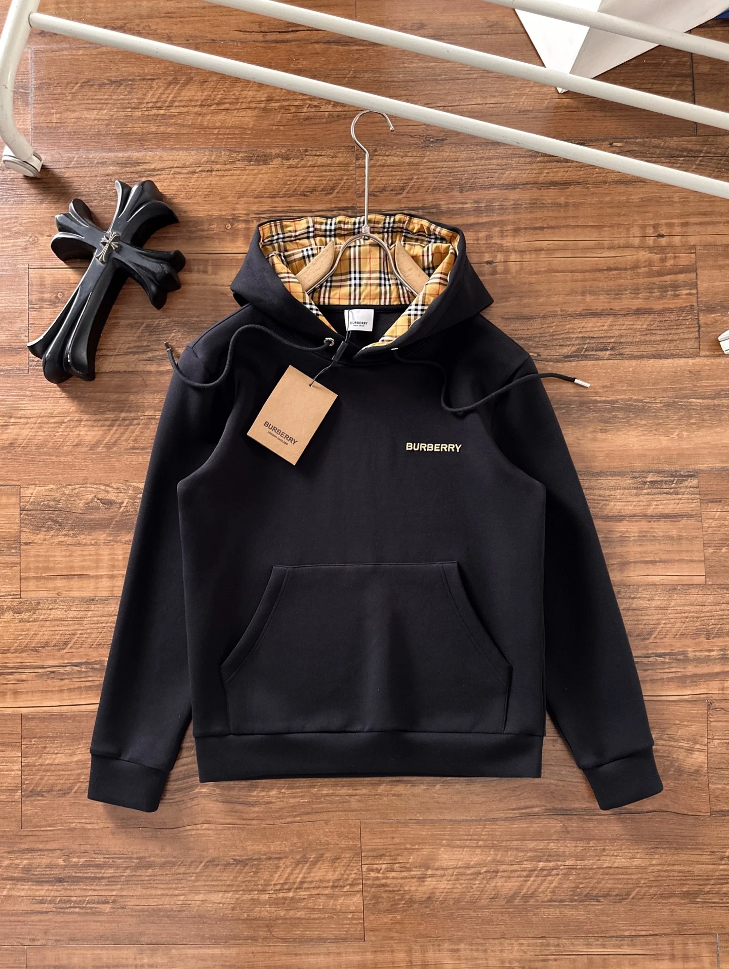 バーバリー「Burberry」メンズ フード付きスウェット