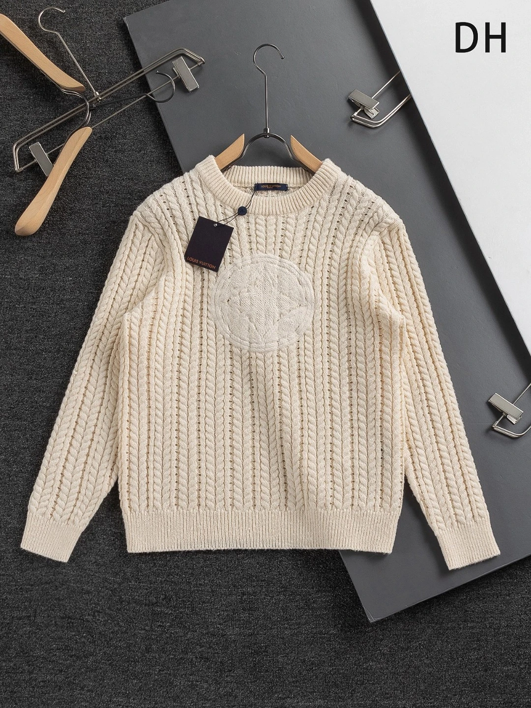 ルイ・ヴィトン「Louis Vuitton」秋冬新作ニットクルーネックセーター