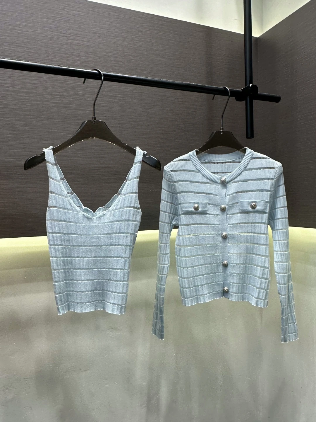 balmai ストライプ Alma バッグ。 品番:25326