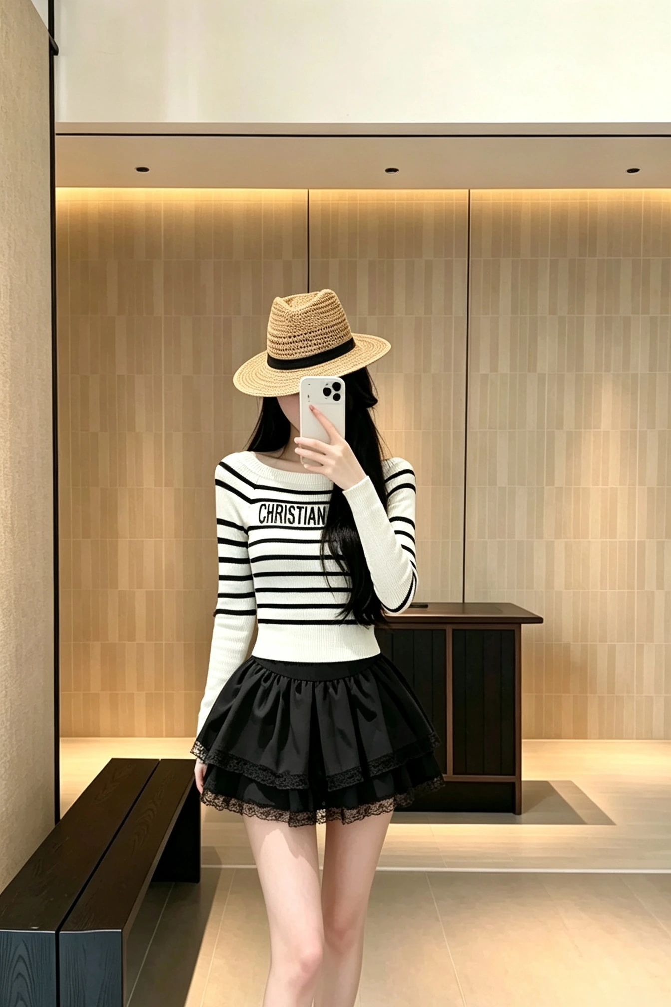 Dior(ディオール) ストライプ・ジャカード セーター。 カラー:5色展開