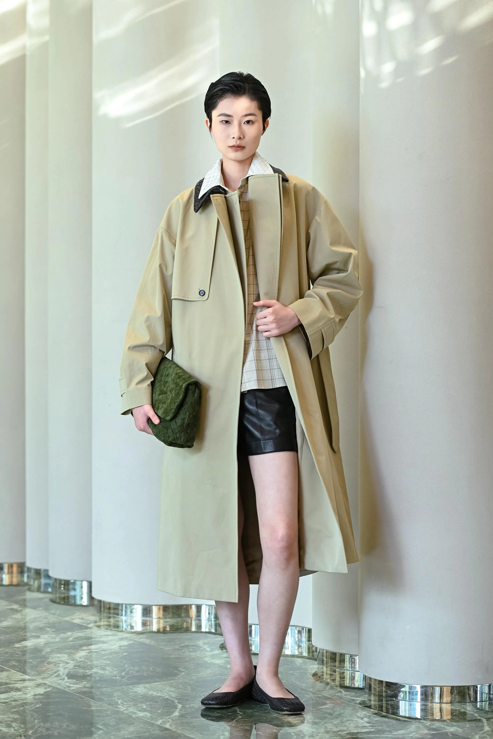 Bottega Veneta(ボッテガ・ヴェネタ) ロング丈 トレンチコート