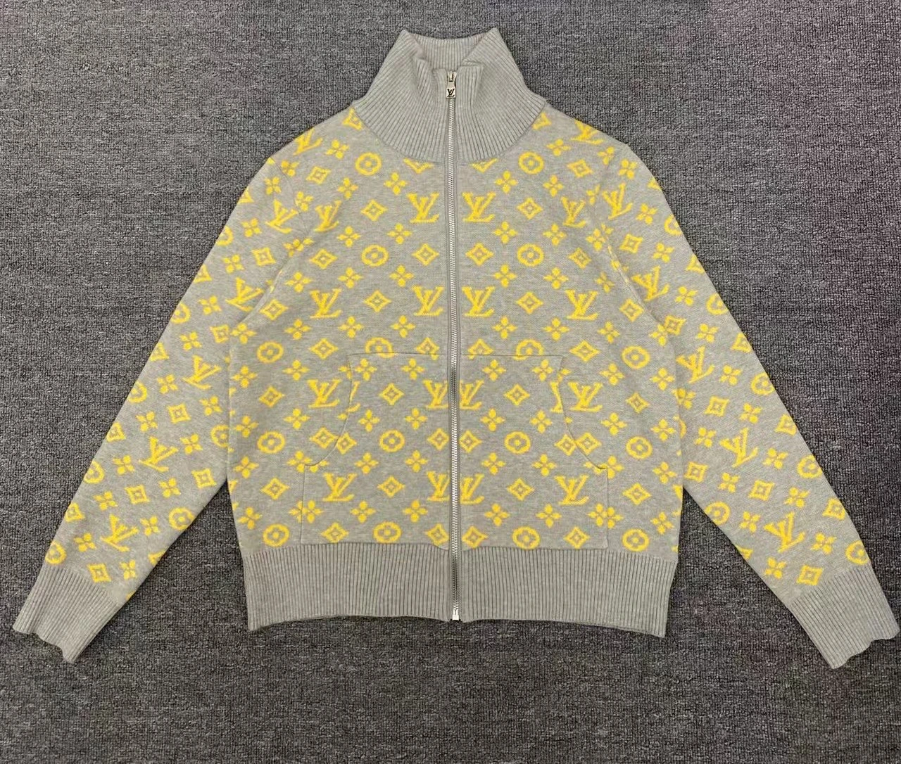 Louis Vuitton(ルイ・ヴィトン / LV) T1158 ジャカード・ジップ カーディガン