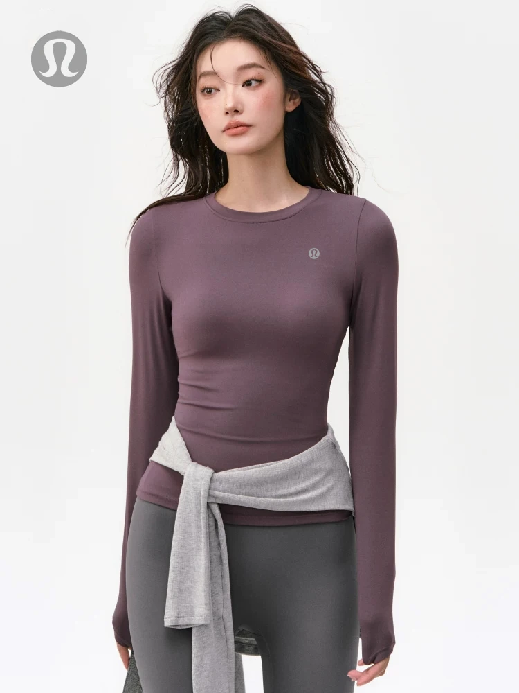 lululemon(ルルレモン) ウエストシェイプ・スリムフィット・クルーネック・すっきり見え・通気性・肌触りが良い・ロゴディテール カジュアルパンツ
