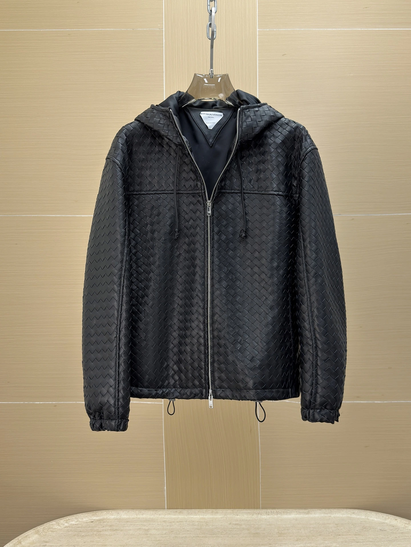 Bottega Veneta(ボッテガ・ヴェネタ) M-3xl フード付き レザージャケット