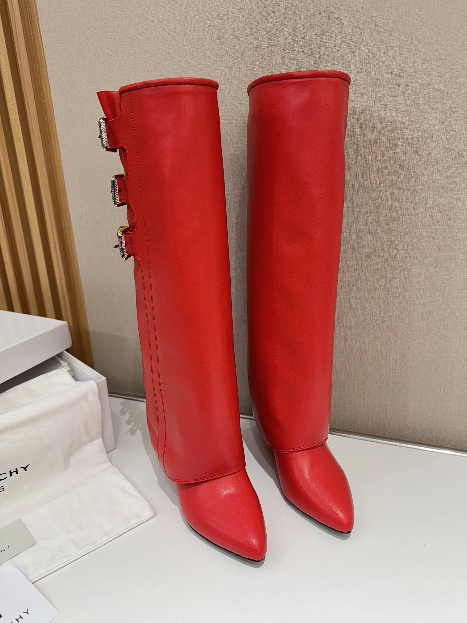 Givenchy Logo ロングブーツ