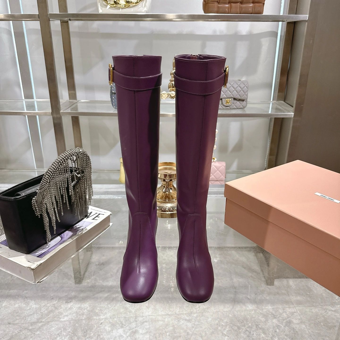 Miu Miu miumiu ショートブーツ