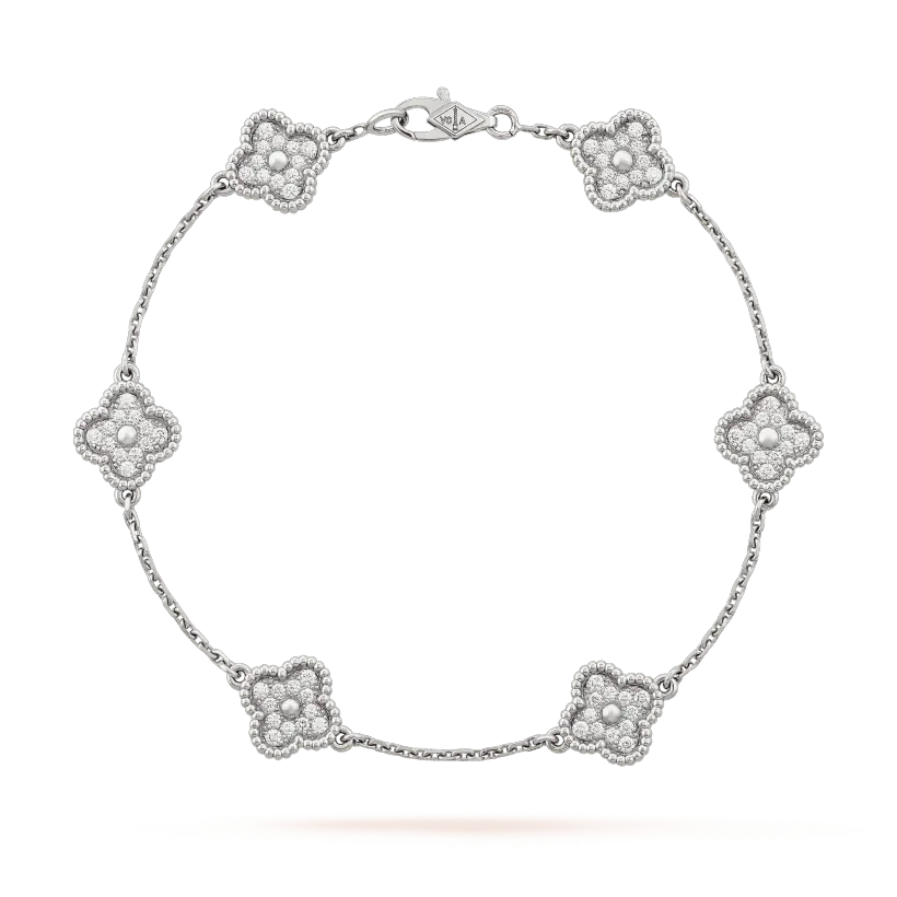 【2025】【Vancleef & Arpels】 スウィート アルハンブラ ブレスレット、6モチーフ
