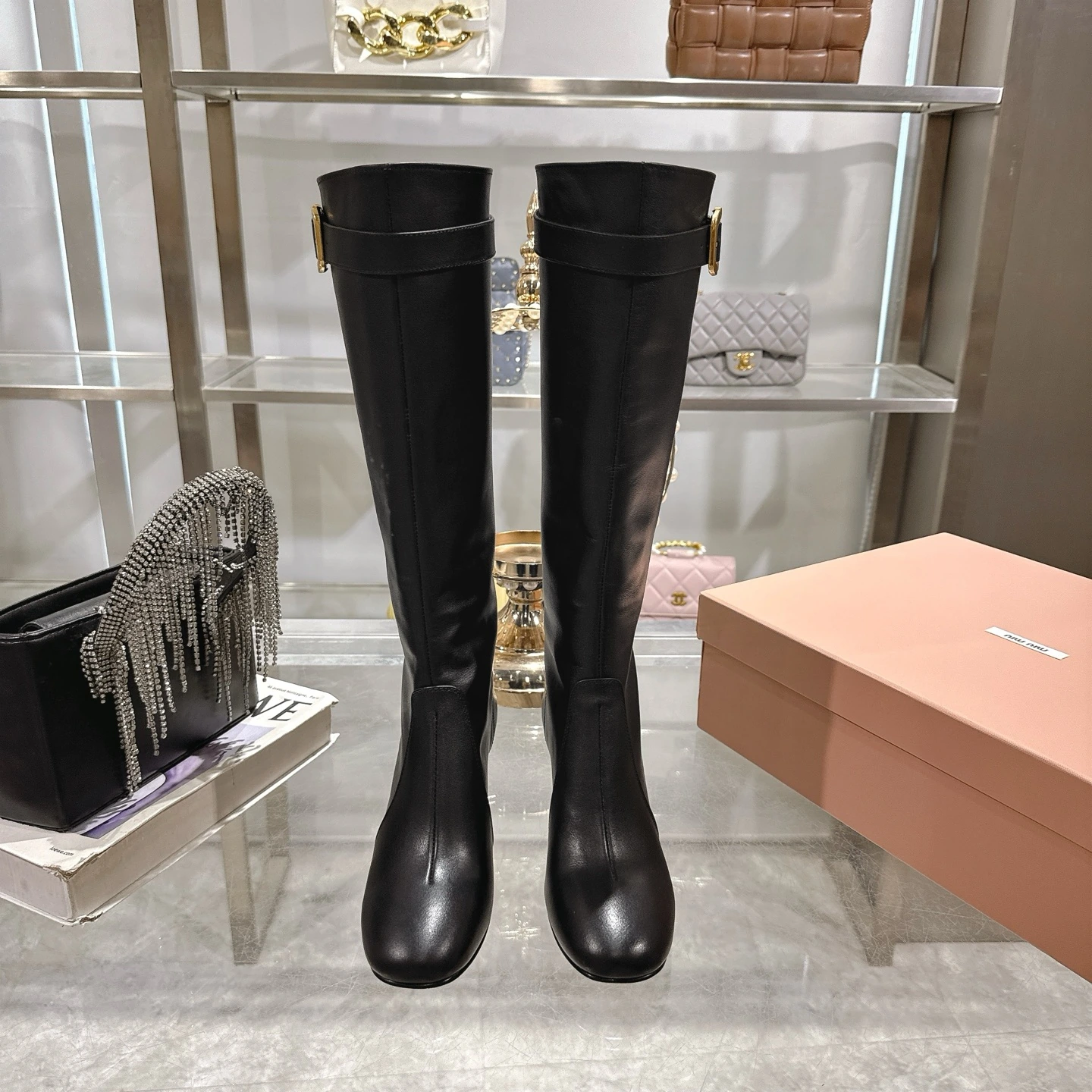 Miu Miu miumiu ショートブーツ
