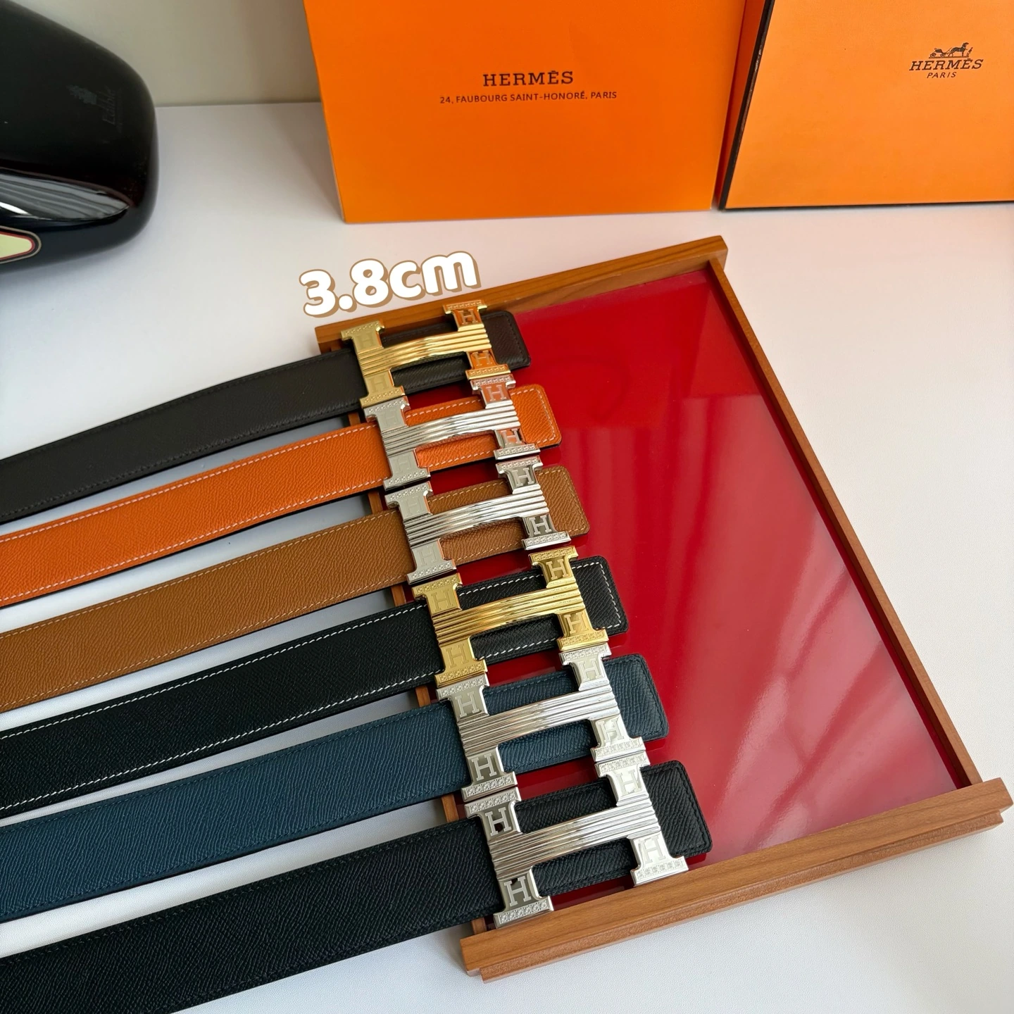 Hermès(エルメス)高品質フックバックル3.8cm六色