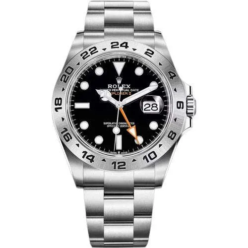 ロレックス エクスプローラーII ブラックROLEX EXPLORER II 216570