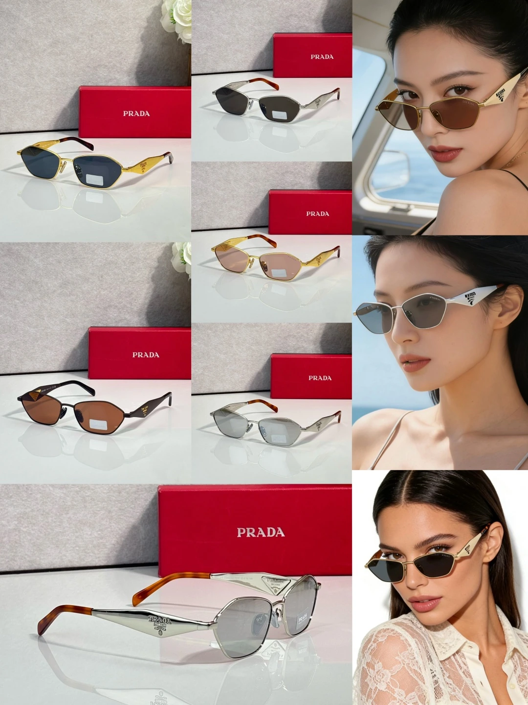 PRADA MODEL:PR D51S SIZE:57口16 140 ☾⋆
