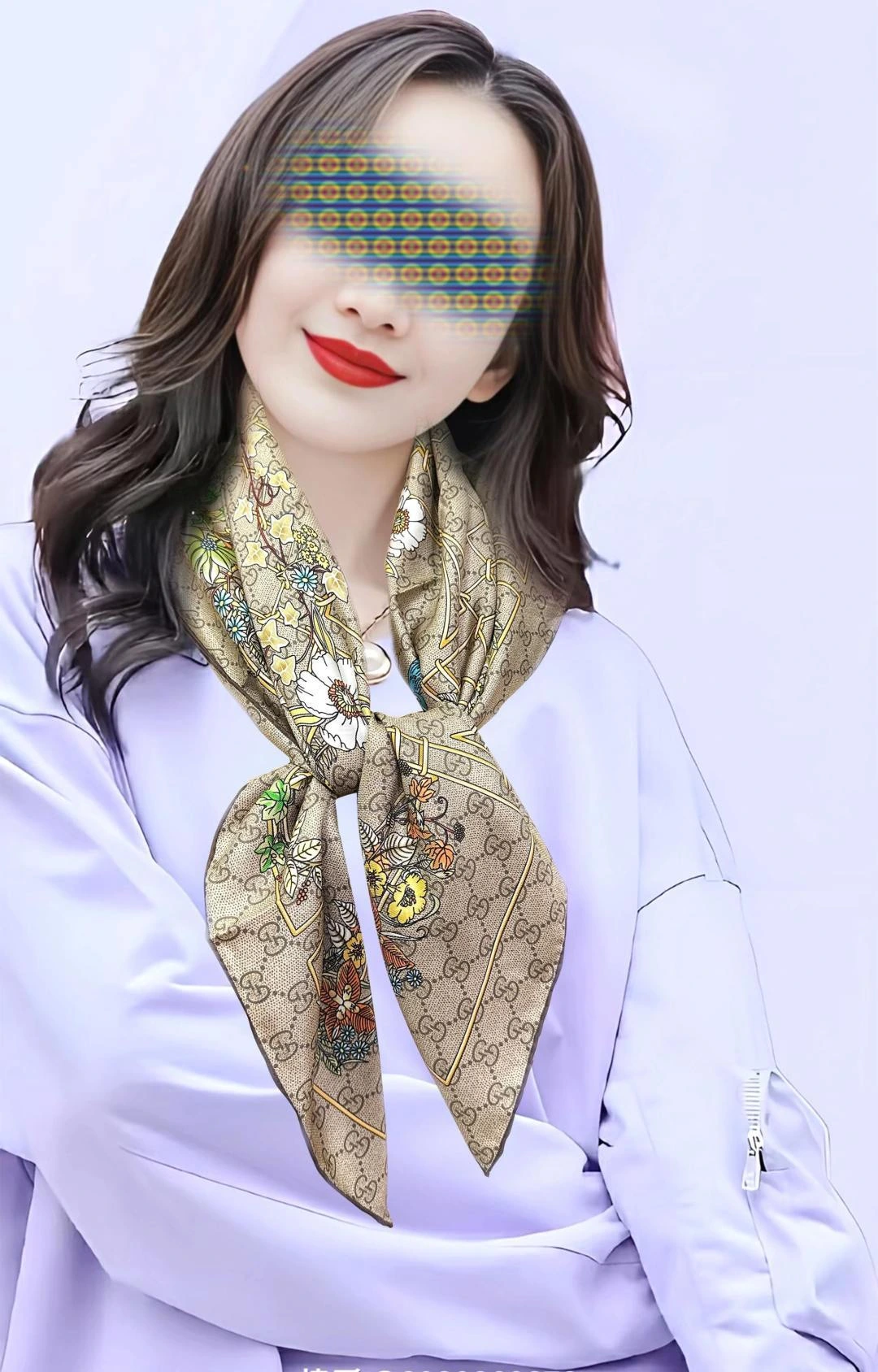 卸 。GUCCI(グッチ) マフラー。素材:シルク。仕様:リバーシブル。サイズ:90×90cm。ポイント:上質仕様・新作。首元や肩掛けなど幅広いスタイリングに使いやすいデザインです