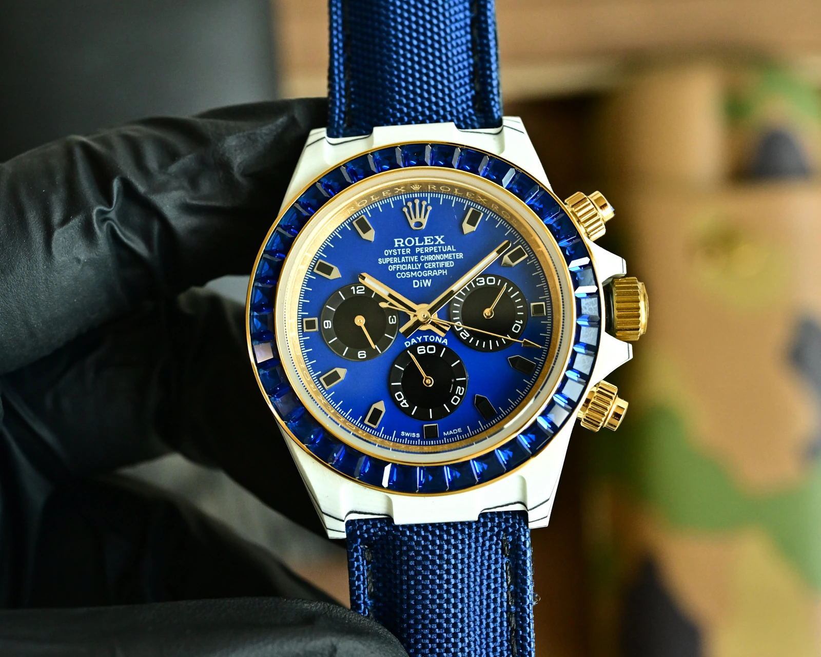 Rolex(ロレックス) デイトナ。カスタム仕様、カーボンファイバー、自動巻き機械式、サイズ 40×11.3mm/40mm