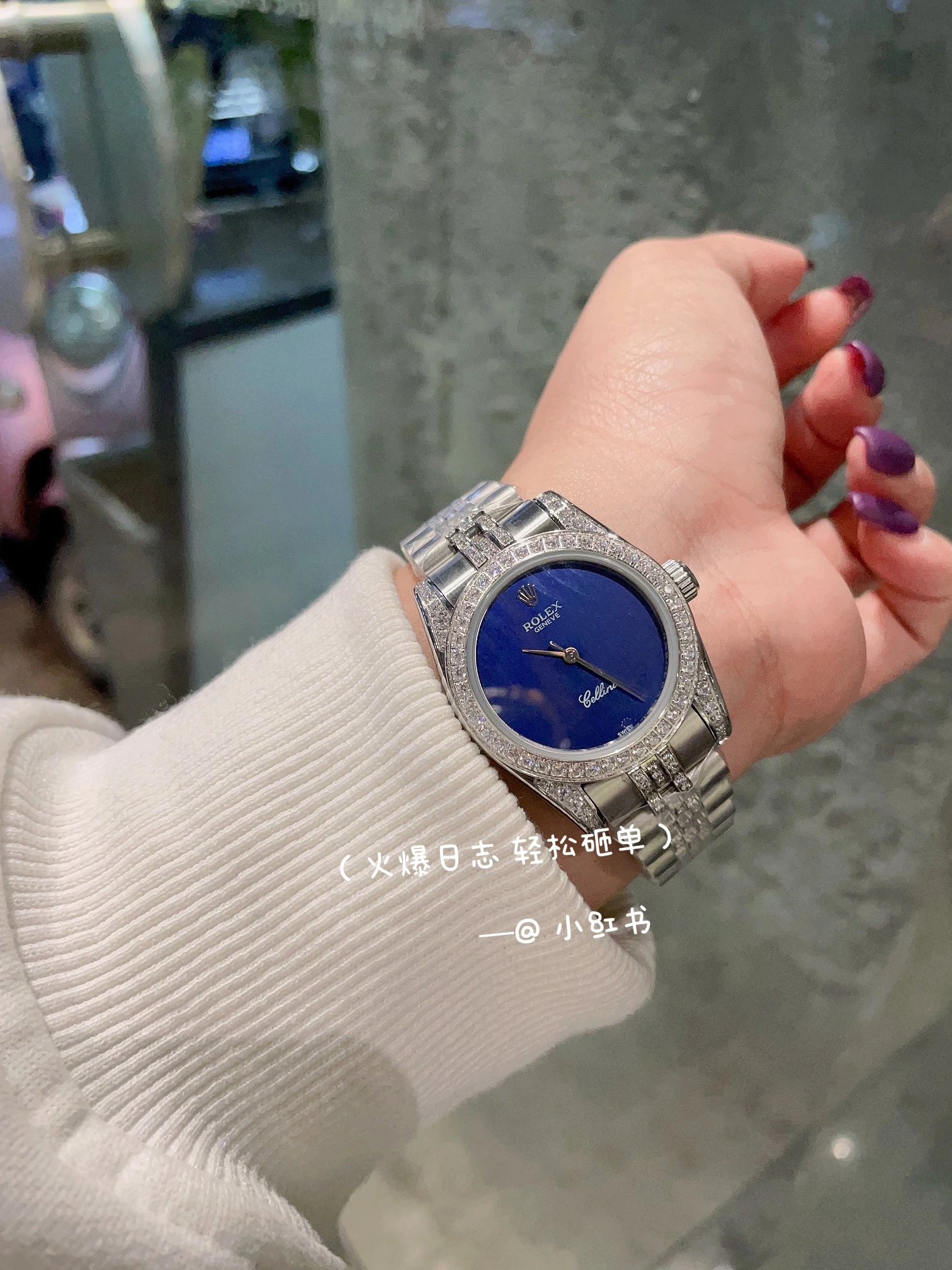 シルバー 400 / ゴールド 420 / フルダイヤケース・シルバー 400 Rolex（ロレックス） デイトジャスト。レディース、フルダイヤ仕様、316ステンレススチール、ステンレスブレスレット、サイズ 31mm