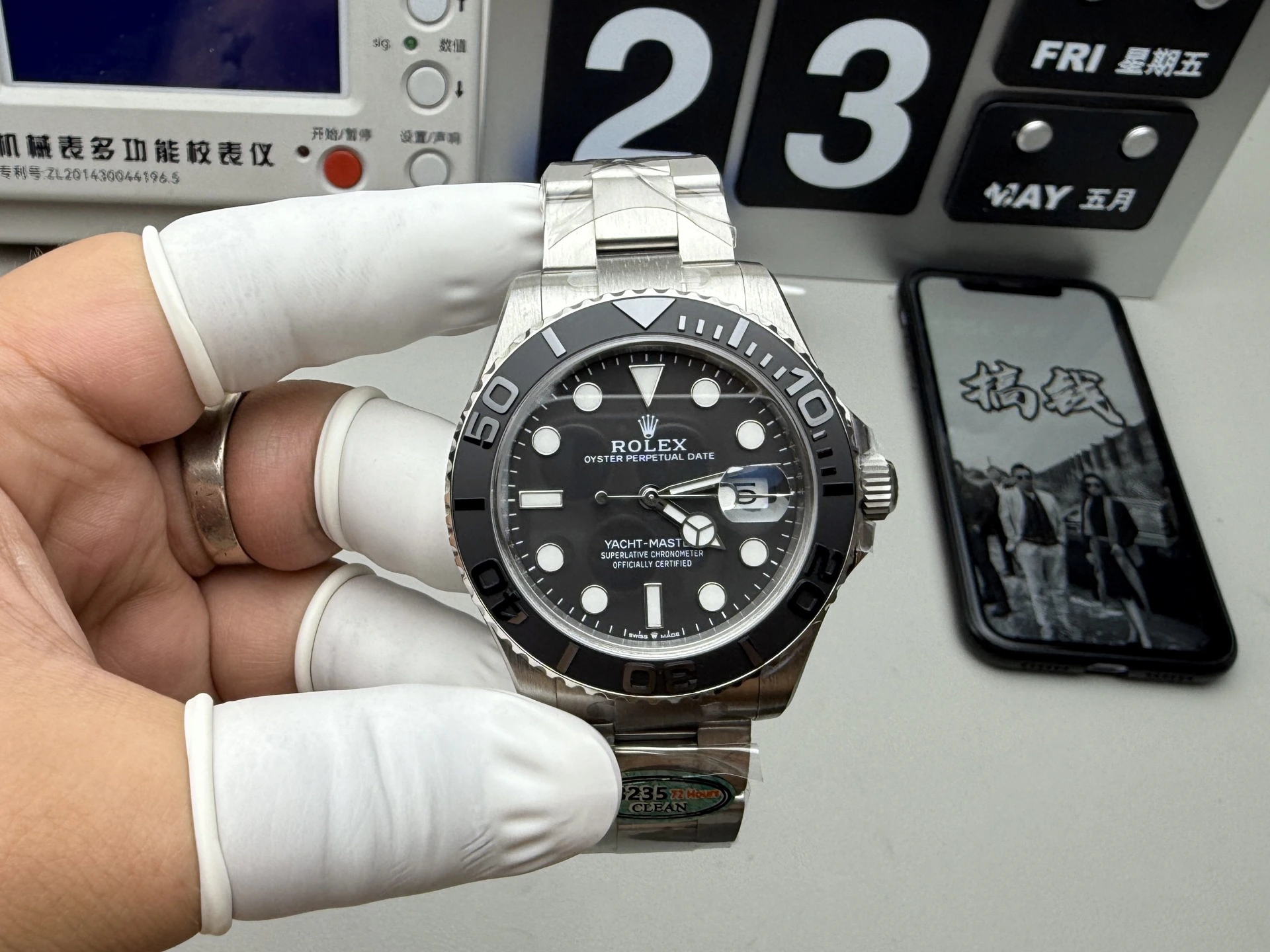 CLEAN Rolex(ロレックス) ヨットマスター。出荷前実物写真