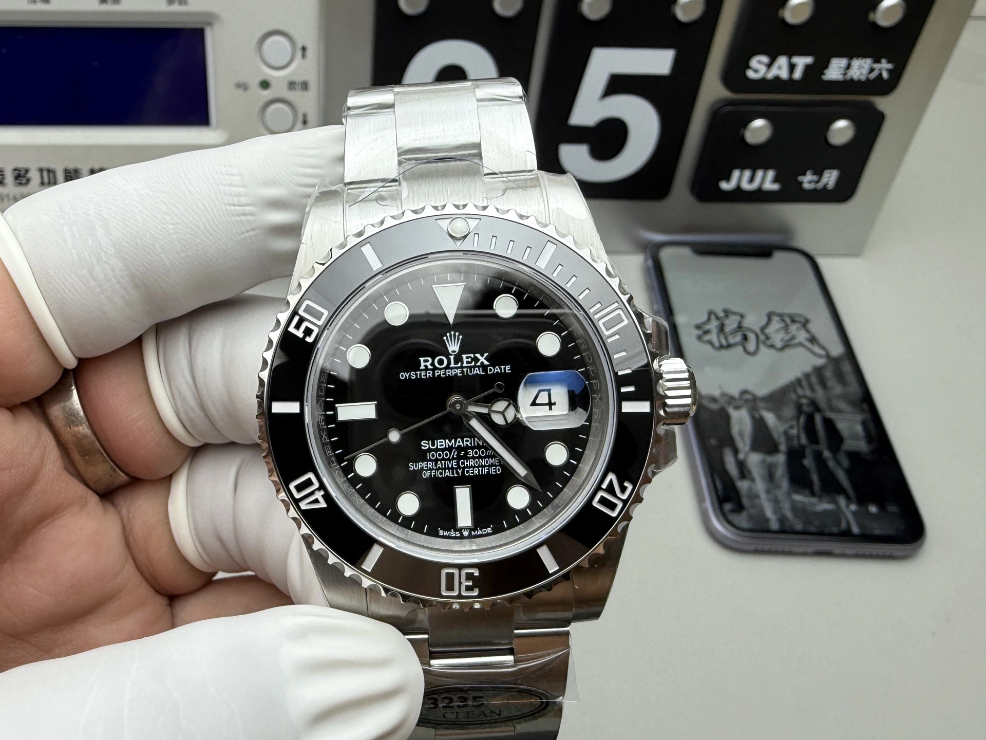 CLEAN系ハイグレード Rolex(ロレックス) サブマリーナ。アップグレード仕様、パワーリザーブ約72時間、出荷前実物写真