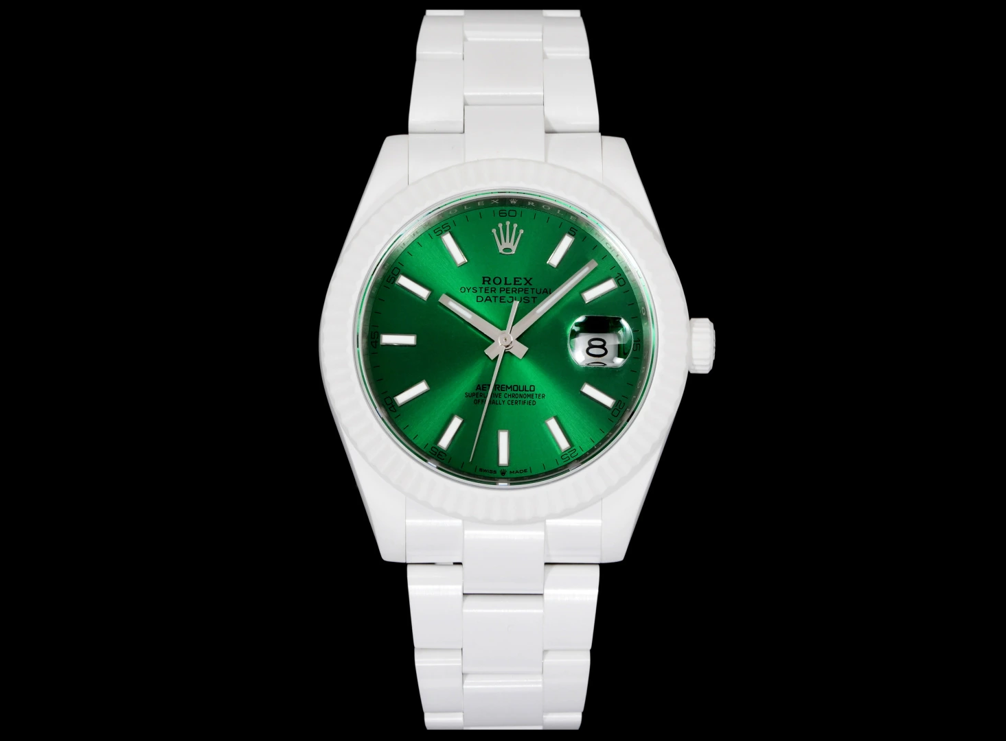 SJ / PPM Rolex(ロレックス) デイトジャスト。メンズ、ティファニーブルー、機械式・ムーブメント 3235、サイズ 41mm、日付表示。 記載コード:LB2