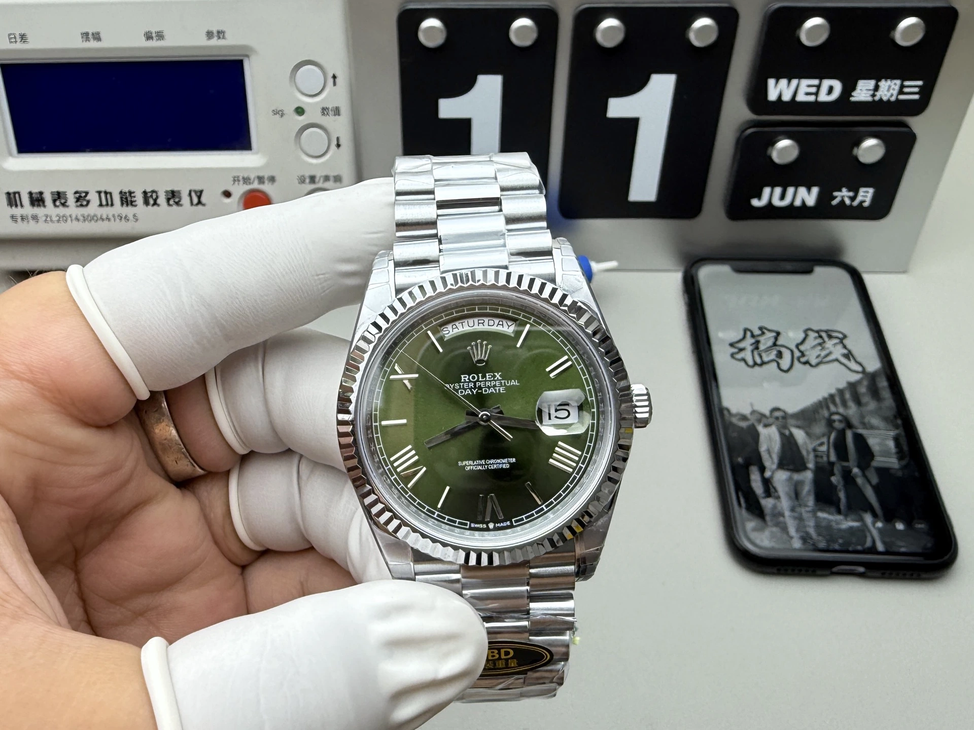 Rolex(ロレックス) デイデイト。出荷前実物写真