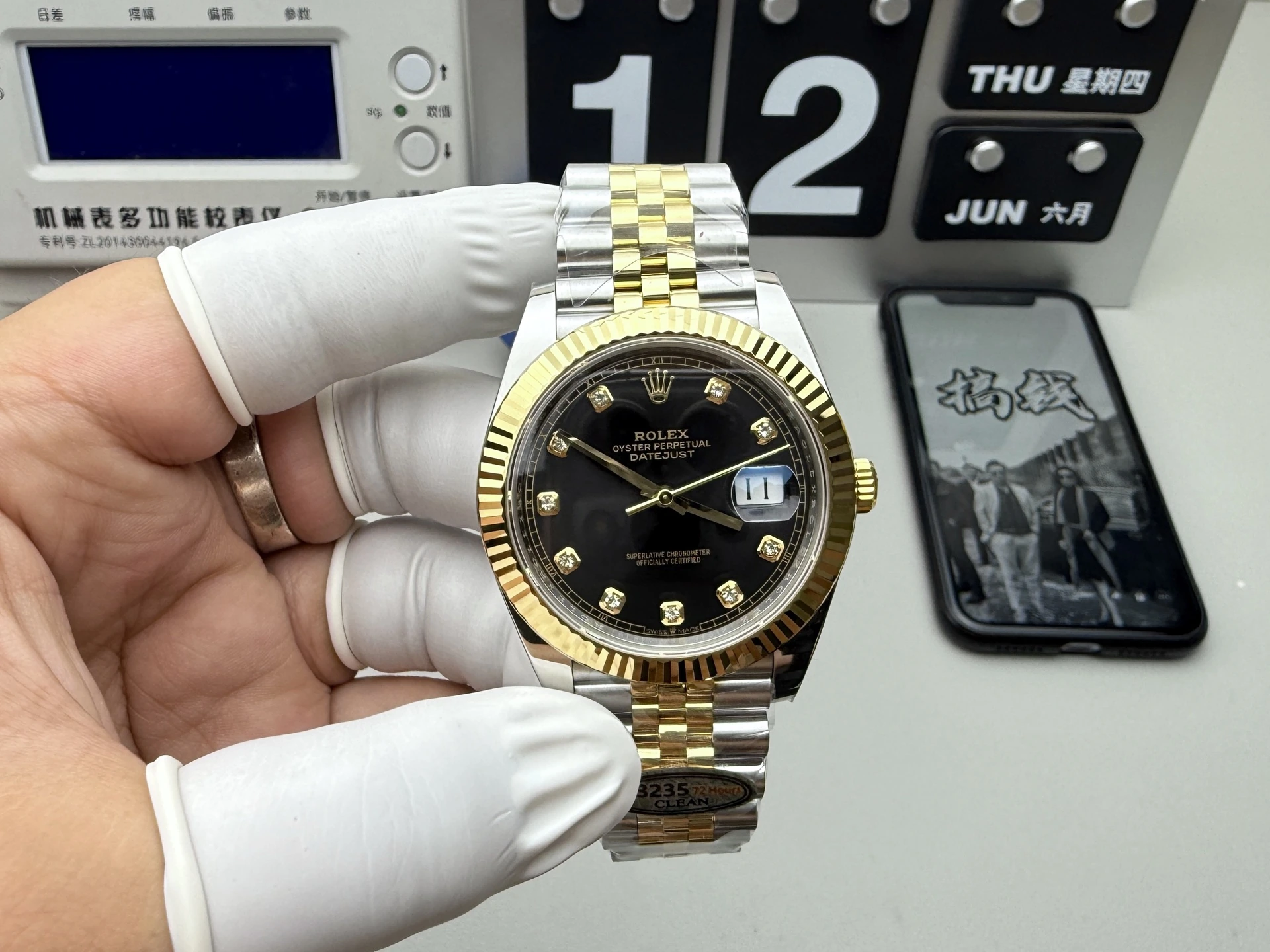 CLEAN系ハイグレード Rolex(ロレックス) デイトジャスト。アップグレード仕様、コンビ部の仕上げ強化、コンビ、パワーリザーブ約72時間