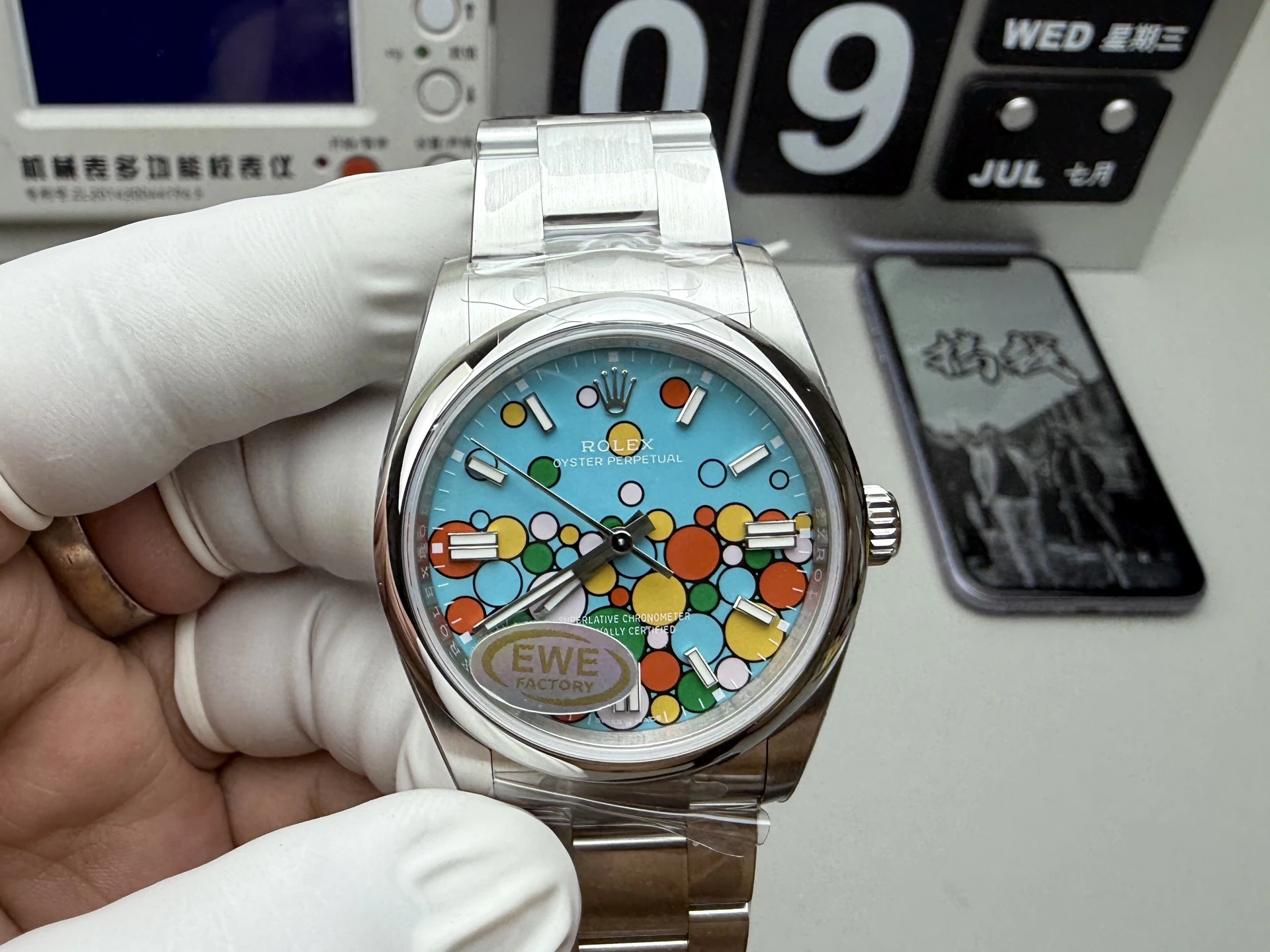 Rolex(ロレックス) オイスター パーペチュアル。セレブレーション文字盤、サイズ 36mm、出荷前実物写真