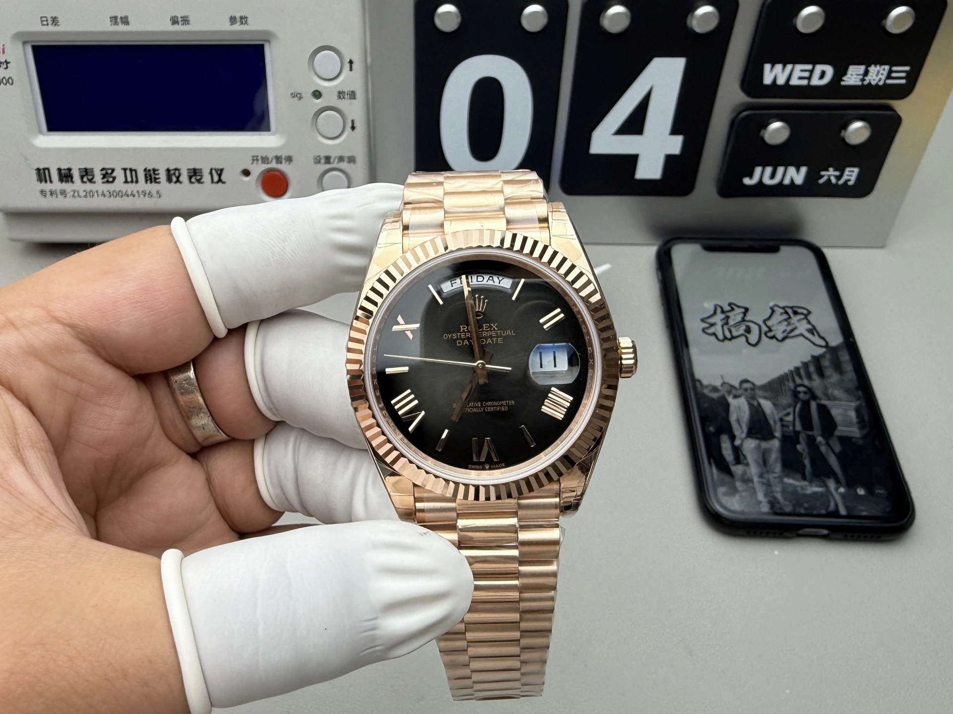 GS Rolex（ロレックス） デイデイト。出荷前実物写真