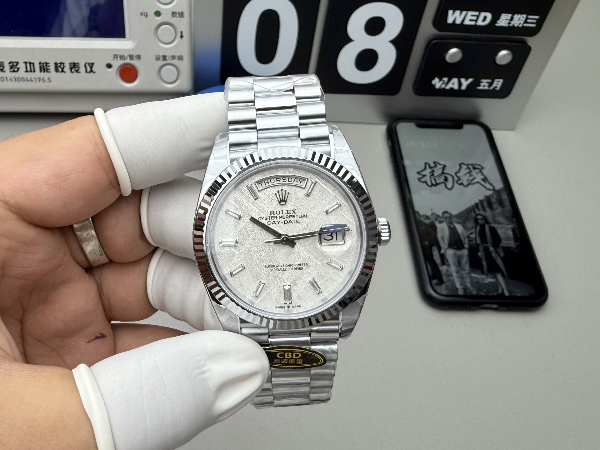 Rolex（ロレックス） デイデイト。出荷前実物写真