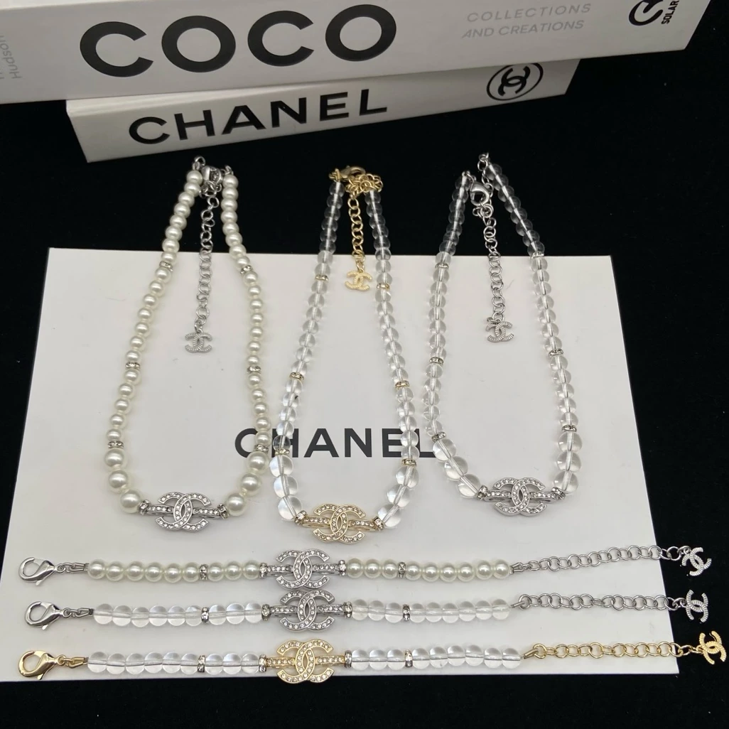 🦢Chanel(シャネル / Chanel)Chanel(シャネル / Chanel)25クリスタルパールネックレス➕ブレスレットコレクション~✨
