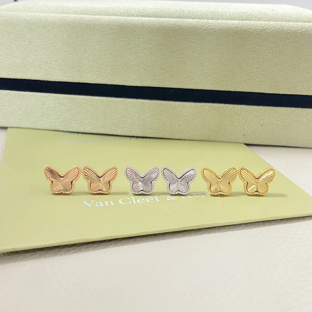 Van Cleef & Arpels(ヴァンクリーフ&アーペル / VCA)ピアス FKEDM0001-036新作レーザーバタフライピアス 品番:BOM130252