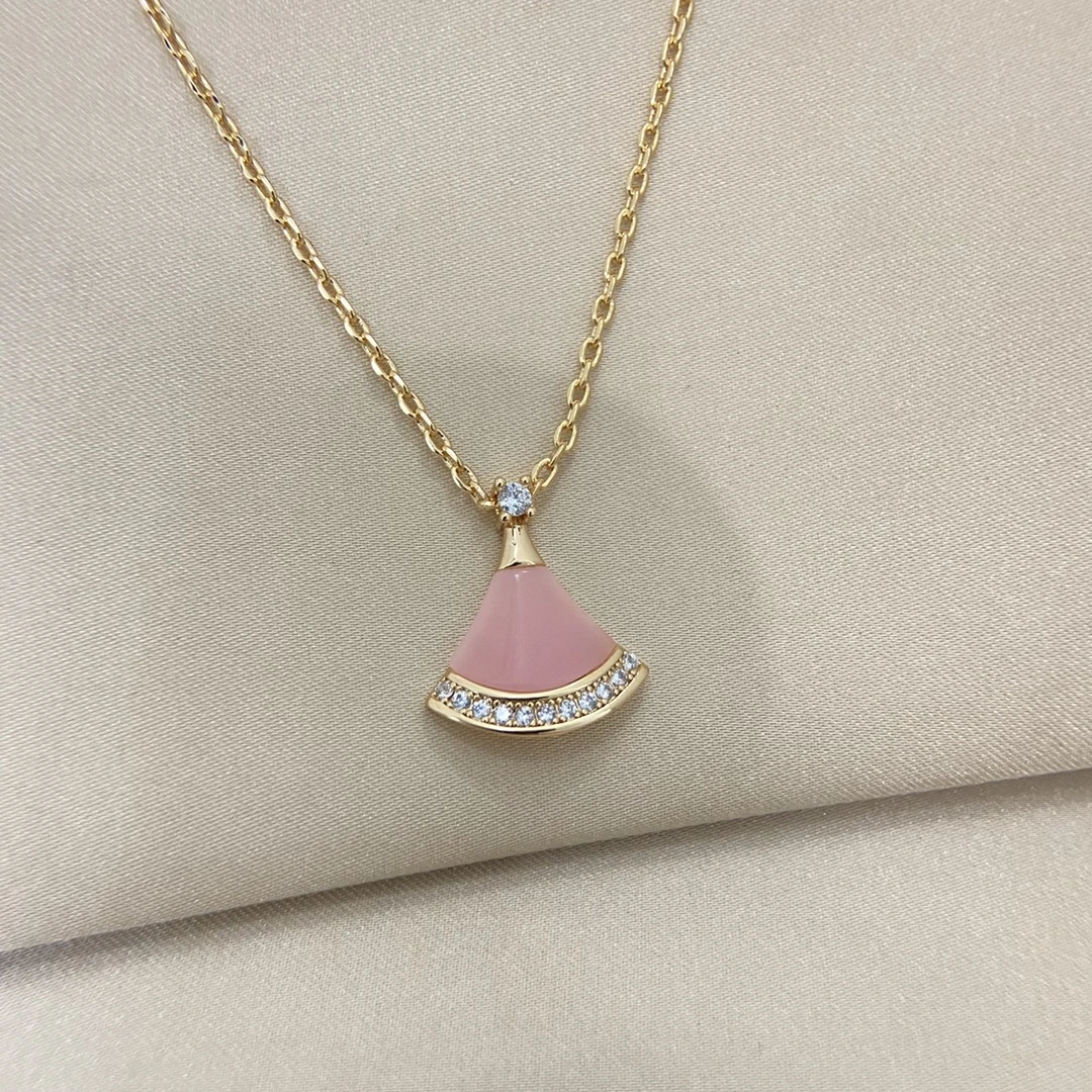 Bvlgari（ブルガリ / Bvlgari）ネックレス BGXLM0013-044新作粉裙子ネックレス 品番：BEM128265