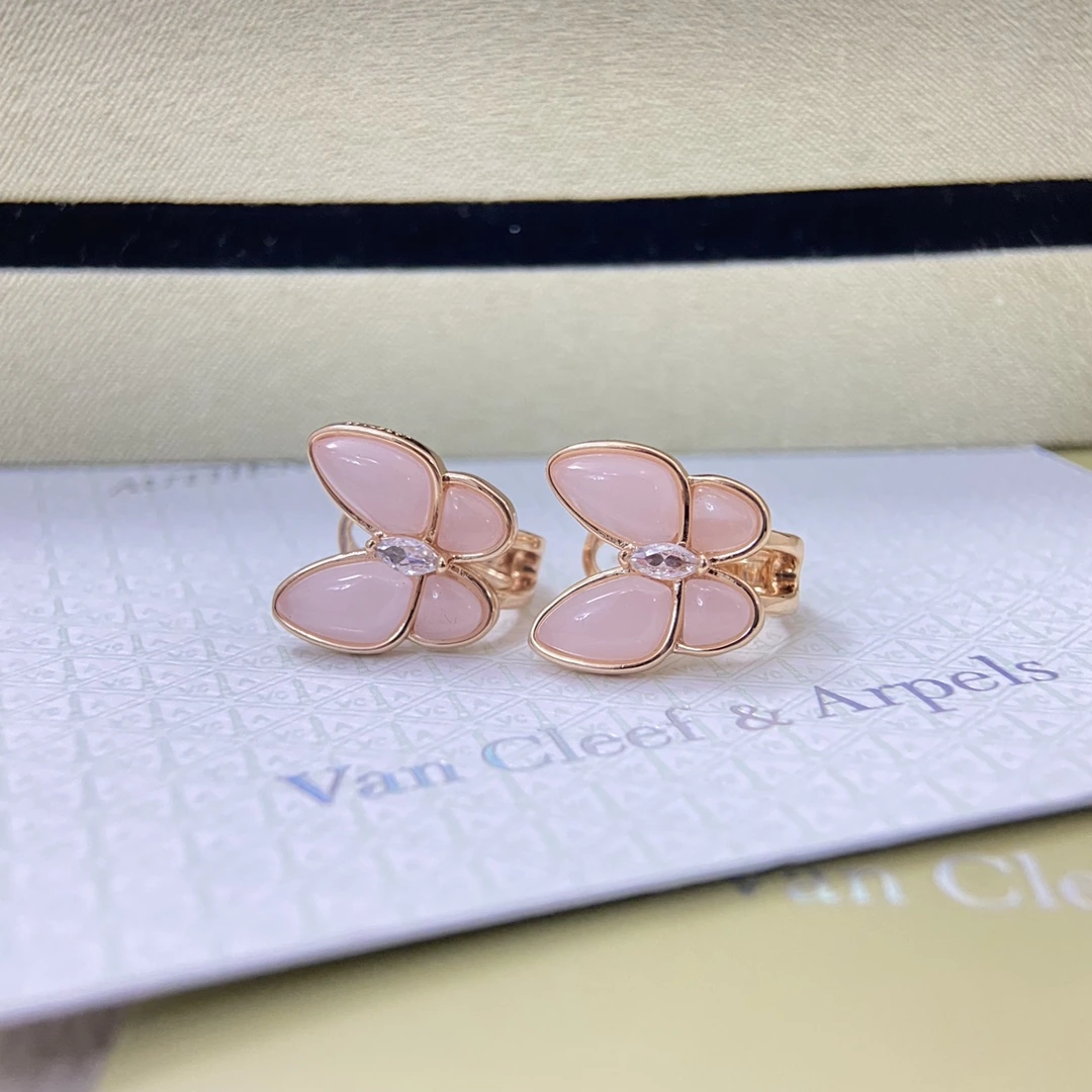Van Cleef & Arpels(ヴァンクリーフ&アーペル / VCA)イヤリング FKEPM0009-064粉贝バタフライ🦋イヤーカフ品番:CEM242387