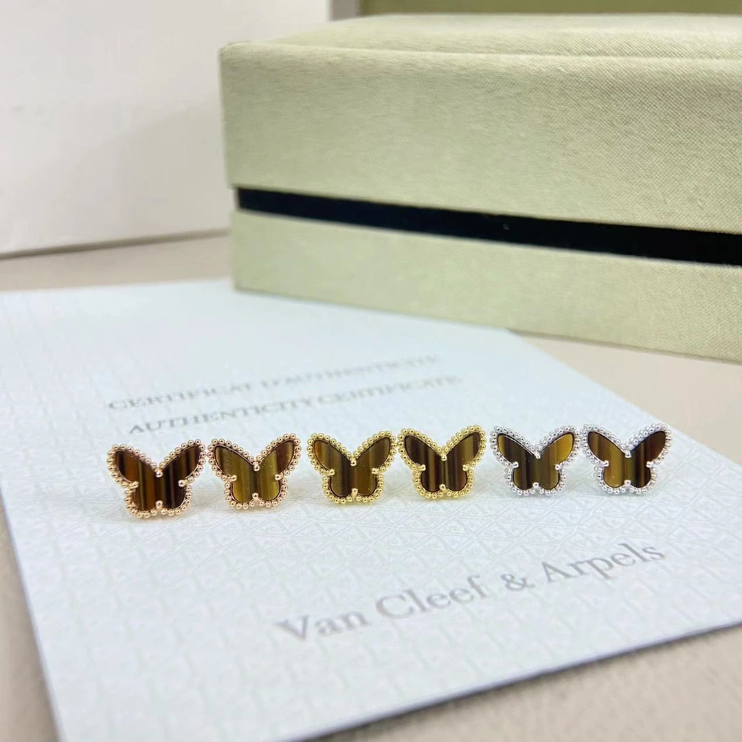 Van Cleef & Arpels(ヴァンクリーフ&アーペル / VCA)ピアス FKEDM0004-034新作虎眼バタフライピアス 品番:BAM125220